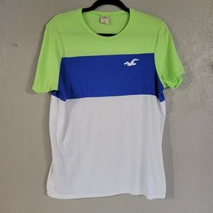 Hollister Color Block Short Sleeve Round Neck T-Shirt